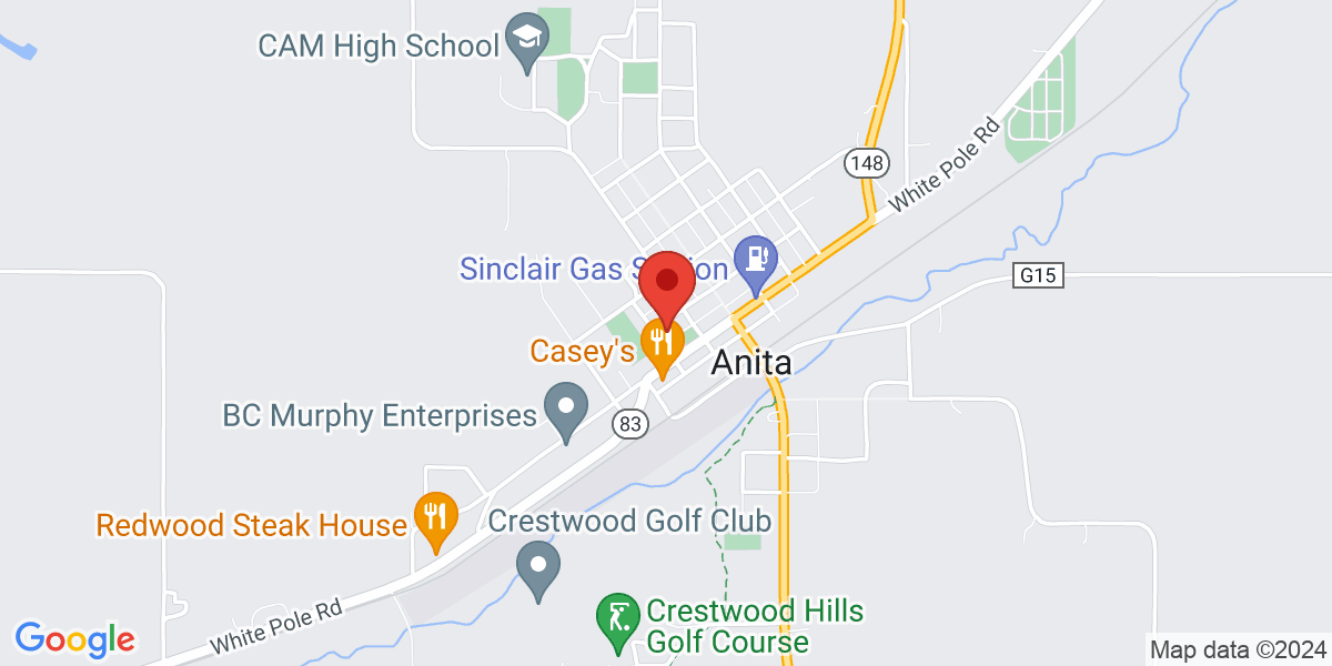 Map of Anita Public Library